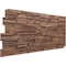 Ekena Millwork 48 5/8"W x 24 3/4"H x 1 1/4"D Cascade Stacked Stone, StoneWall Faux Stone Siding Panel, Sedona PNU24X48CASE - alternate 5